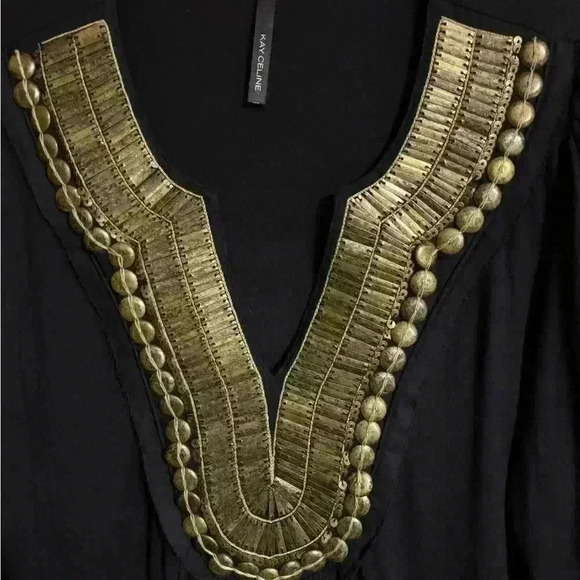 Kay Celine Medium Tunic Black Metal trim - Picture 7 of 8